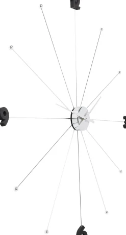 Best KARE Design Zegar wiszący Like Umbrella Ø100 cm chromowy - KARE