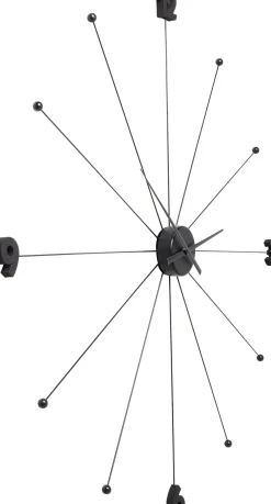 Clearance KARE Design Zegar wiszący Like Umbrella Ø100 cm czarny - KARE