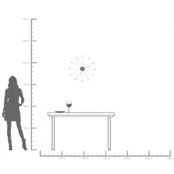 Online KARE Design Zegar wiszący Like Umbrella Balls Ø60 cm srebrny - KARE