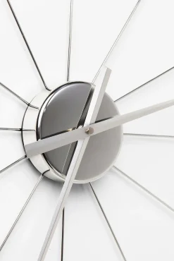 Online KARE Design Zegar wiszący Like Umbrella Balls Ø60 cm srebrny - KARE
