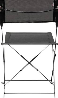 Hot KARE Design Zestaw 2 krzeseł ogrodowych składanych w kolorze czarnym 48x80 cm - KARE