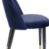 Hot KARE Design Zestaw dwóch krzeseł Iris Velvet 49x84 cm niebieskie - KARE