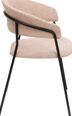 Outlet KARE Design Zestaw dwóch krzeseł różowe nogi czarne 57x78 cm - KARE