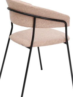 Outlet KARE Design Zestaw dwóch krzeseł różowe nogi czarne 57x78 cm - KARE