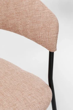 Outlet KARE Design Zestaw dwóch krzeseł różowe nogi czarne 57x78 cm - KARE