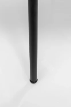 Best KARE Design Zestaw dwóch krzeseł tapicerka jasnoszara nogi czarne stalowe - KARE