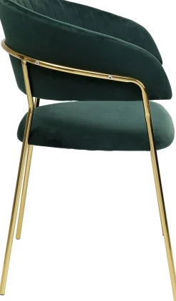 Sale KARE Design Zestaw dwóch krzeseł z podłokietnikami Belle 61x80 cm zielone - KARE