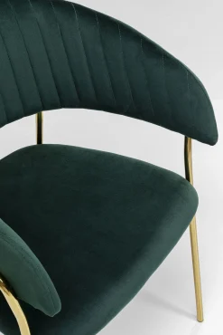 Sale KARE Design Zestaw dwóch krzeseł z podłokietnikami Belle 61x80 cm zielone - KARE