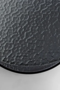 Outlet KARE Design Zestaw dwóch stolików blaty szklane rama stalowa - kolor czarny - KARE