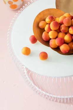 New KARE Design Zestaw dwóch stolików kawowych Wire białe - KARE