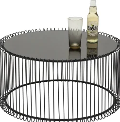 Sale KARE Design Zestaw dwóch stolików kawowych Wire czarne - KARE