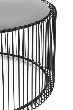Sale KARE Design Zestaw dwóch stolików kawowych Wire czarne - KARE