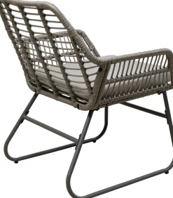 Clearance KARE Design Zestaw ogrodowy 4-elementowy sofa, 2 fotele i stolik kawowy - KARE