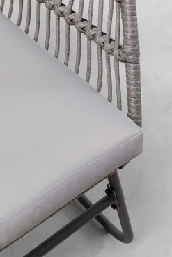 Clearance KARE Design Zestaw ogrodowy 4-elementowy sofa, 2 fotele i stolik kawowy - KARE