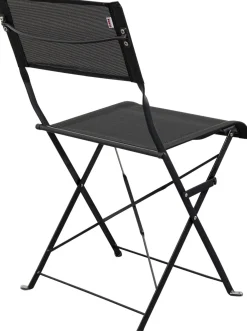 Discount KARE Design Zestaw ogrodowy składany 2 krzesła i stół kolor czarny - KARE