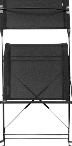 Discount KARE Design Zestaw ogrodowy składany 2 krzesła i stół kolor czarny - KARE