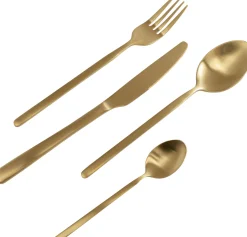 Hot KARE Design Zestaw sztućców Gloria (16 sztuk) złoty mat - KARE