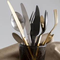 Discount KARE Design Zestaw sztućców Gloria (16 sztuk) srebrny mat - KARE