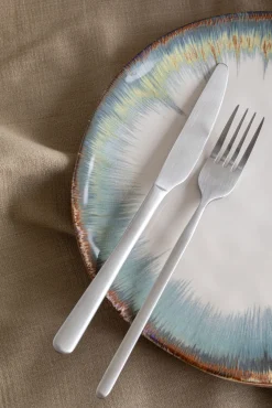 Discount KARE Design Zestaw sztućców Gloria (16 sztuk) srebrny mat - KARE