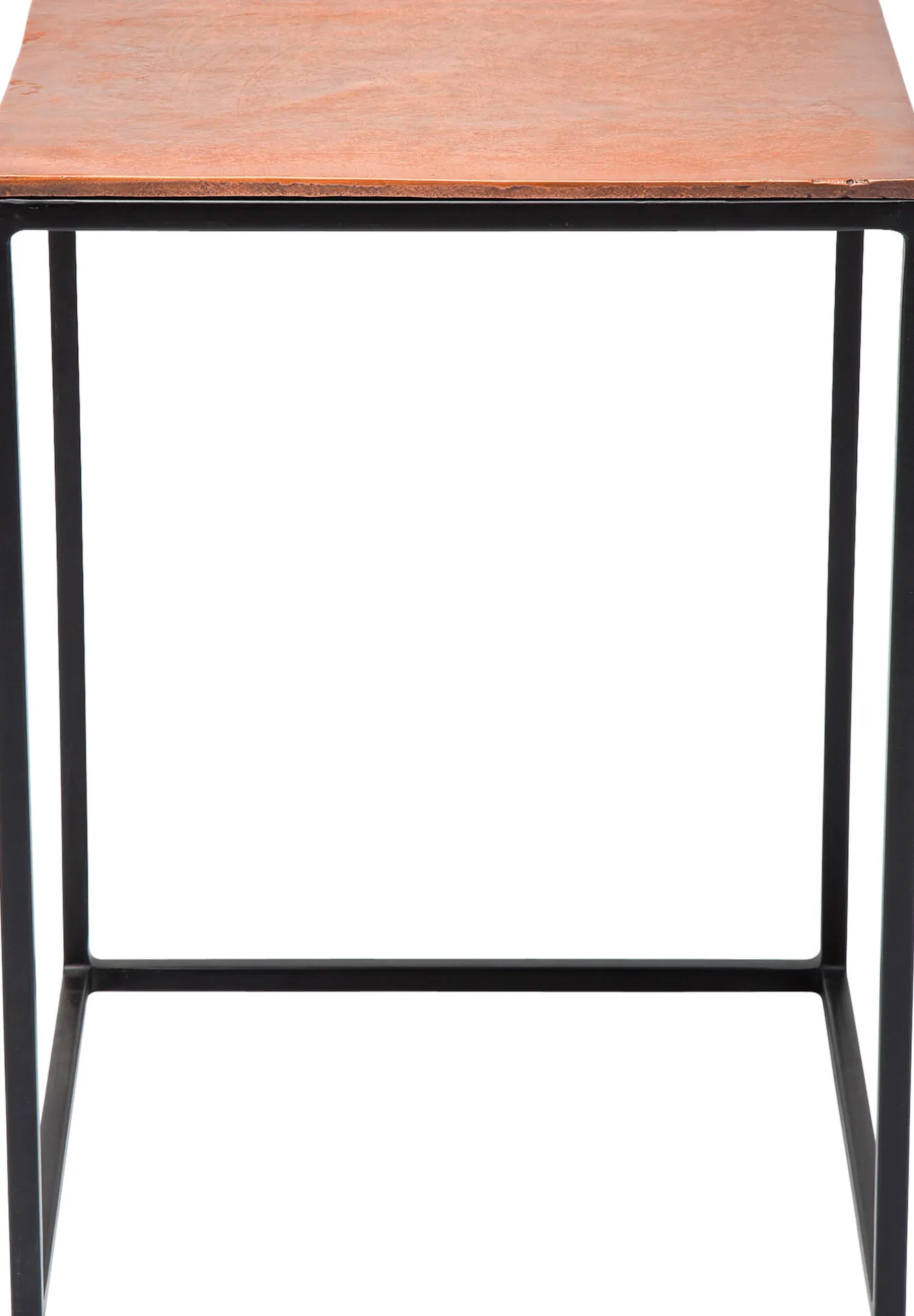 Fashion KARE Design Zestaw trzech stolików kawowych Loft Square Aluminum kolorowe - KARE