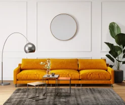 Fashion KARE Design Zestaw trzech stolików kawowych Loft Square Aluminum kolorowe - KARE